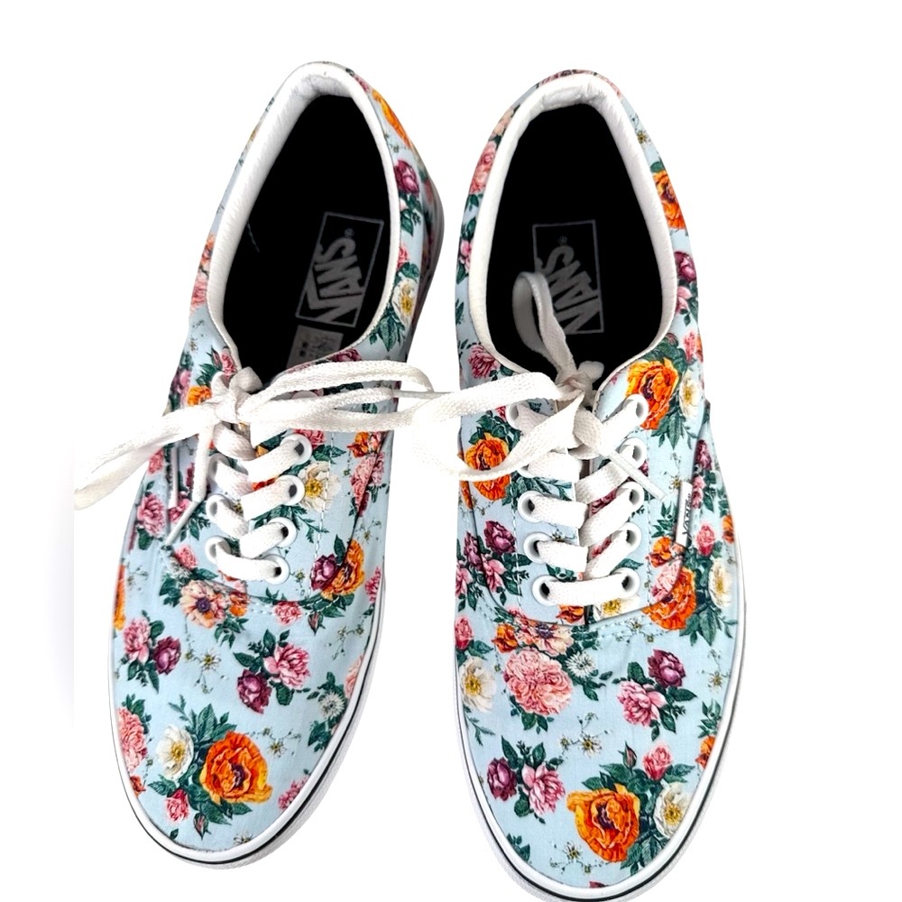 VANS Era Garden Floral Lace Up Sneakers Women’s 10/Men’s 8.5